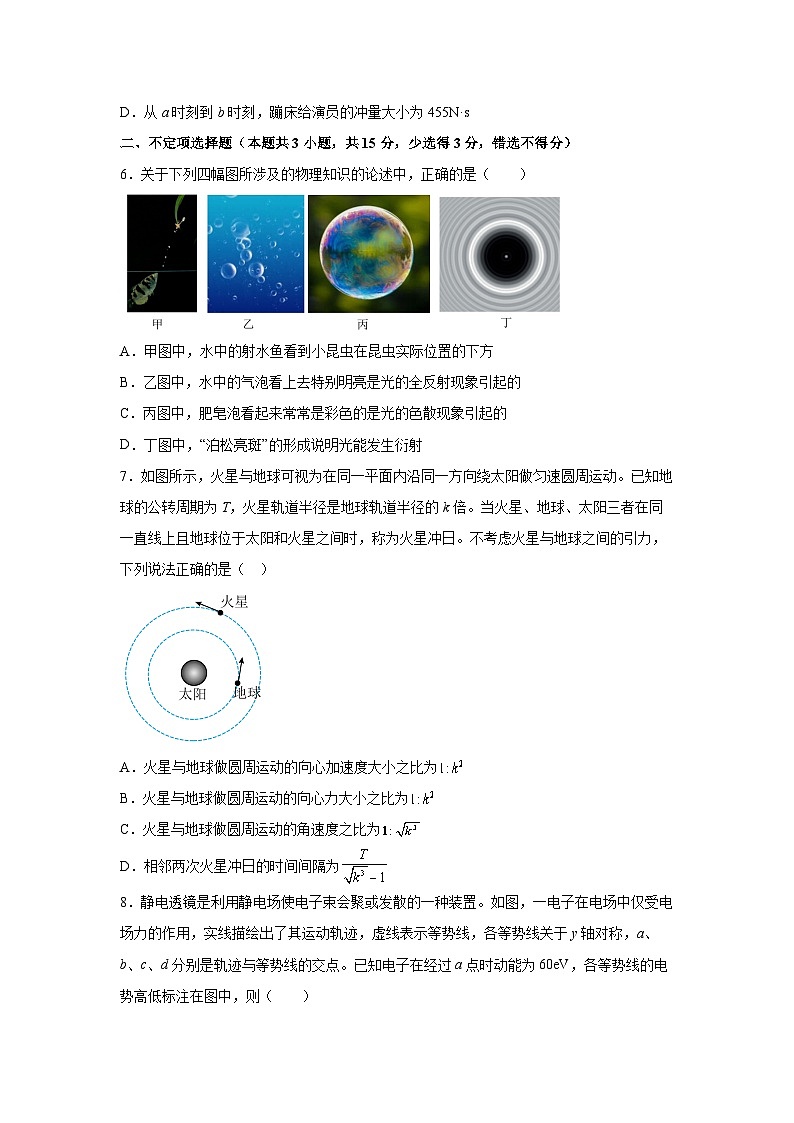 2025届天津市普通高中学业水平等级性考试模拟（七）物理试题第3页