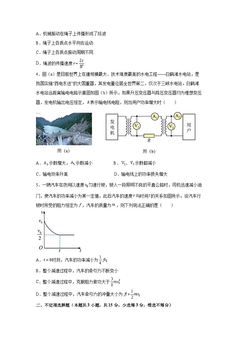2025届天津市普通高中学业水平等级性考试模拟（二）物理试题第2页