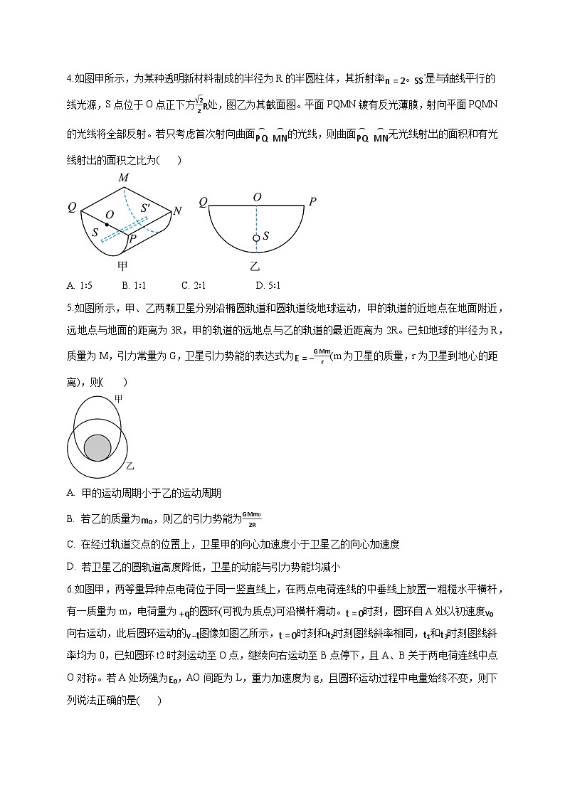 云南省西双版纳傣族自治州2024-2025学年高三上学期期末考试物理检测试题（附答案）第2页
