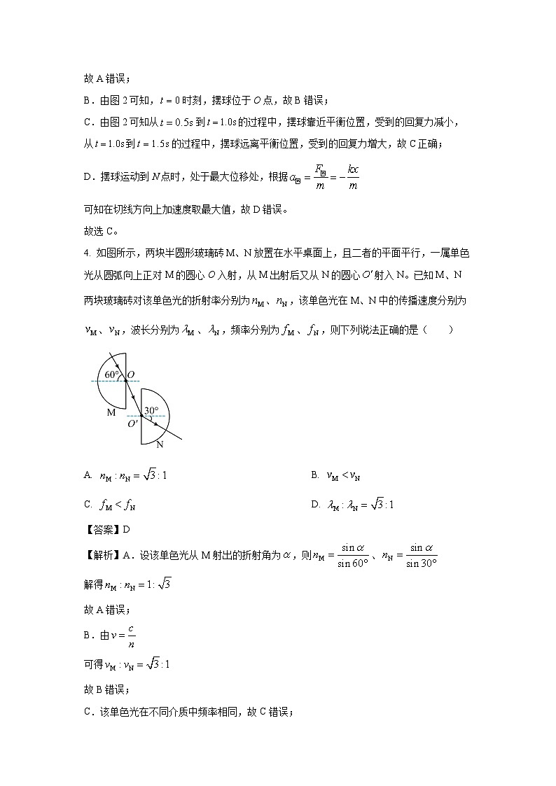 辽宁省名校联盟2024-2025学年高二上学期1月联合考试物理试题（解析版）第3页