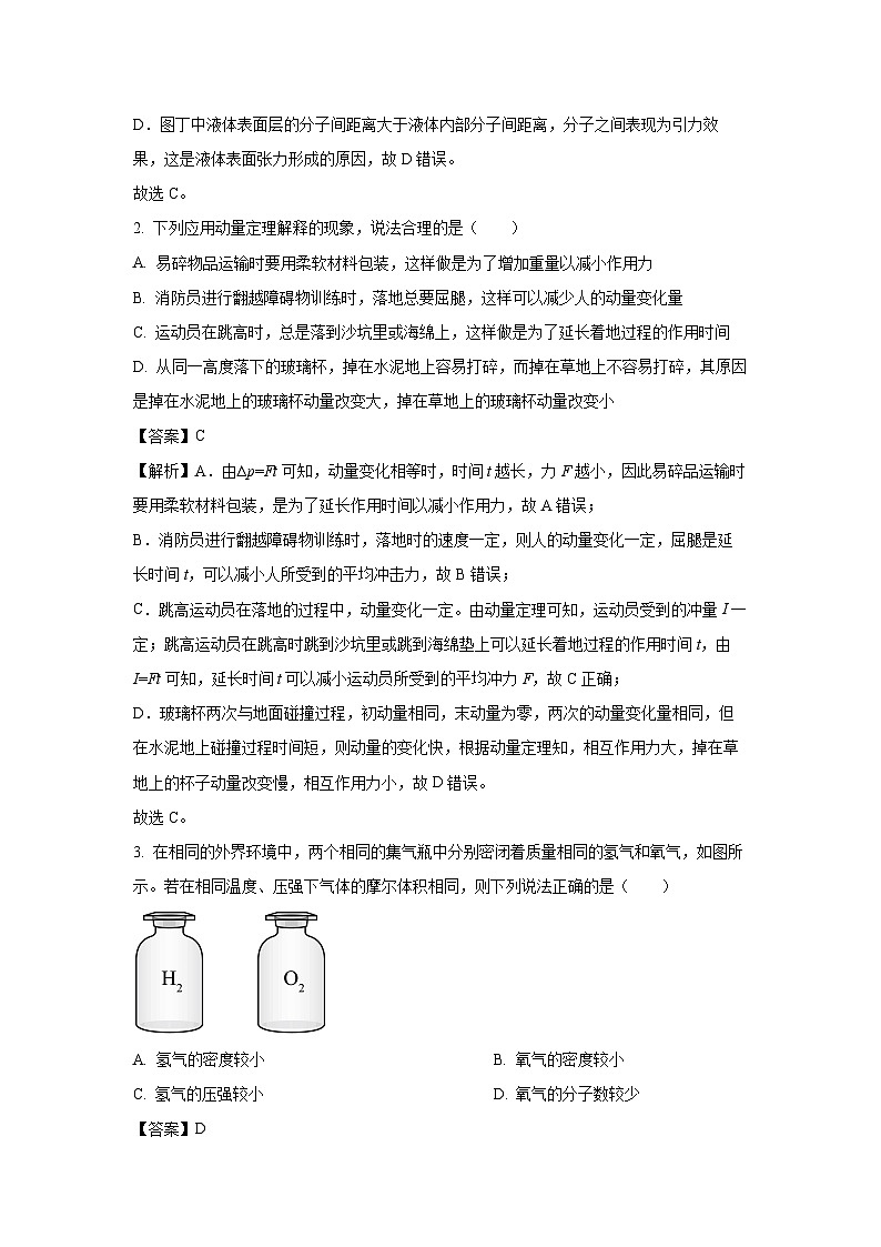 山西省临汾市部分学校2023-2024学年高二下学期期末考试物理试题（解析版）第2页