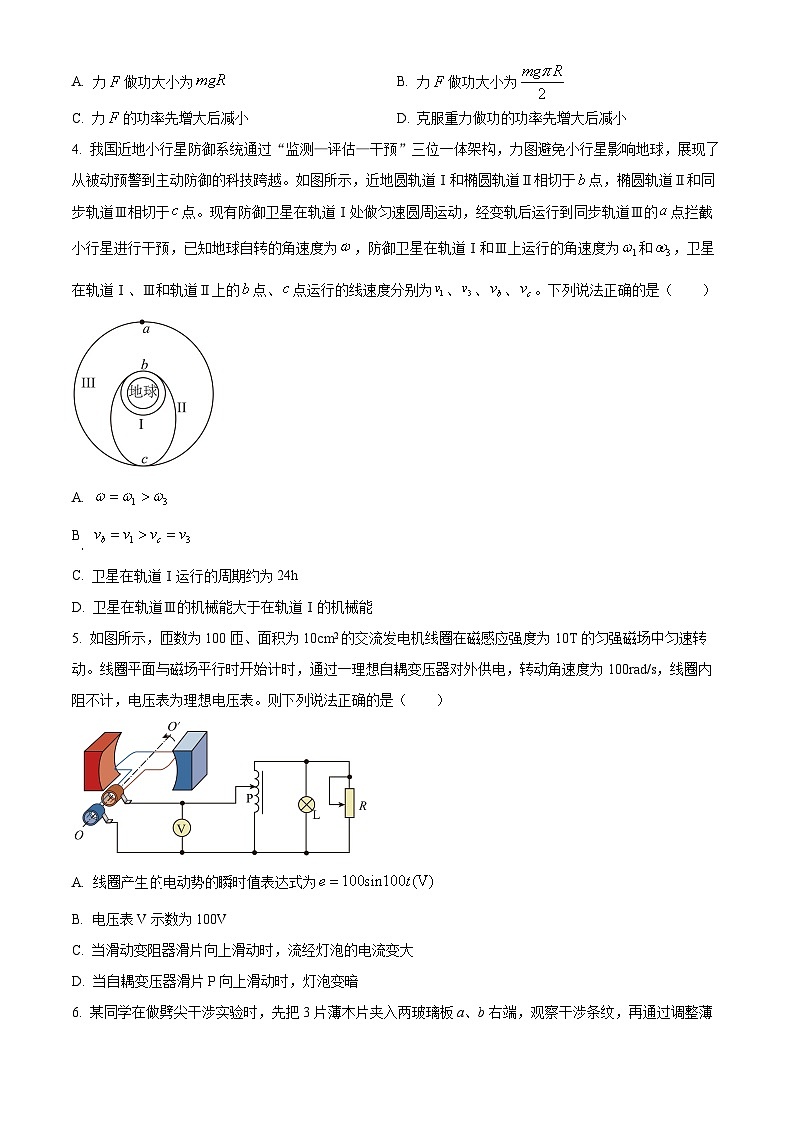 2025届山东省名校考试联盟高三下学期市级第二次模拟考试物理试题（原卷版+解析版）（高考模拟）第2页