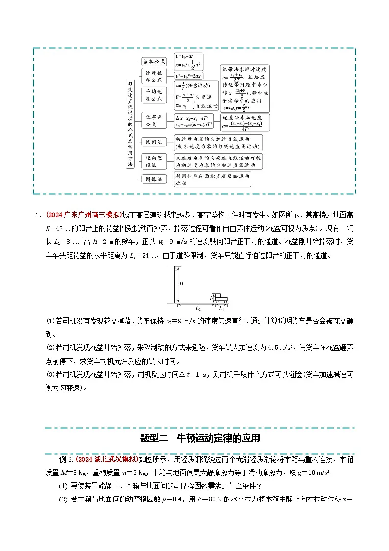 冲刺2025年高考物理大题突破（新高考通用）大题01牛顿运动定律与直线运动（原卷版）第2页