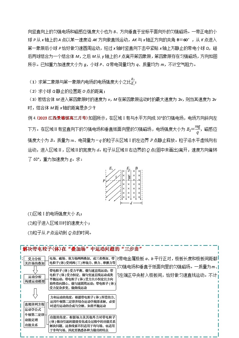冲刺2025年高考物理大题突破（新高考通用）大题09带电粒子在叠加场、交变场中的运动（原卷版）第3页