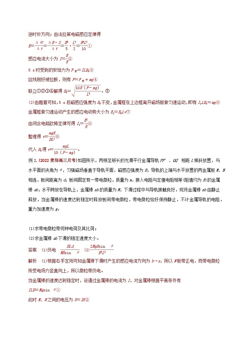 冲刺2025年高考物理大题突破（新高考通用）大题10电磁感应综合问题（解析版）第2页