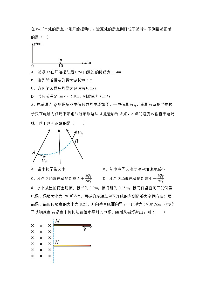 湖南省2025届普通高中学业水平选择性考试模拟冲刺（四）物理试卷（解析版）第3页