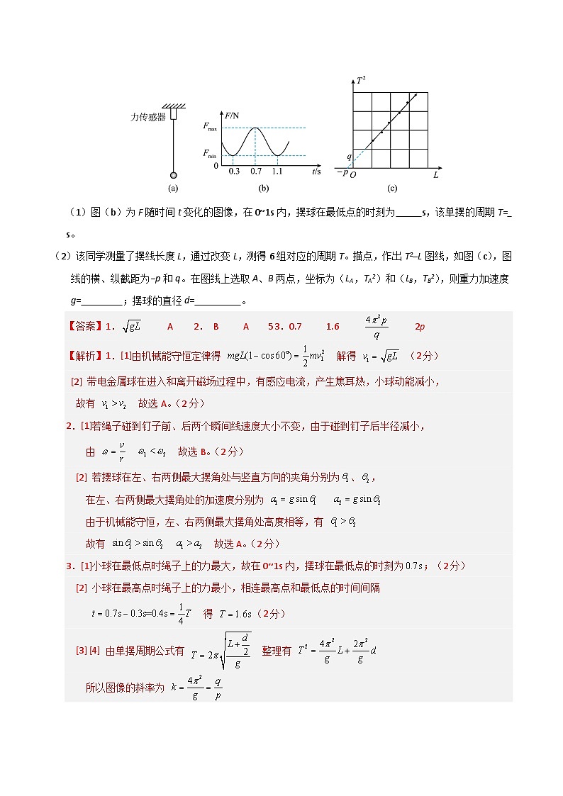 2025年高考押题预测卷：物理（上海卷）01（解析版）第2页