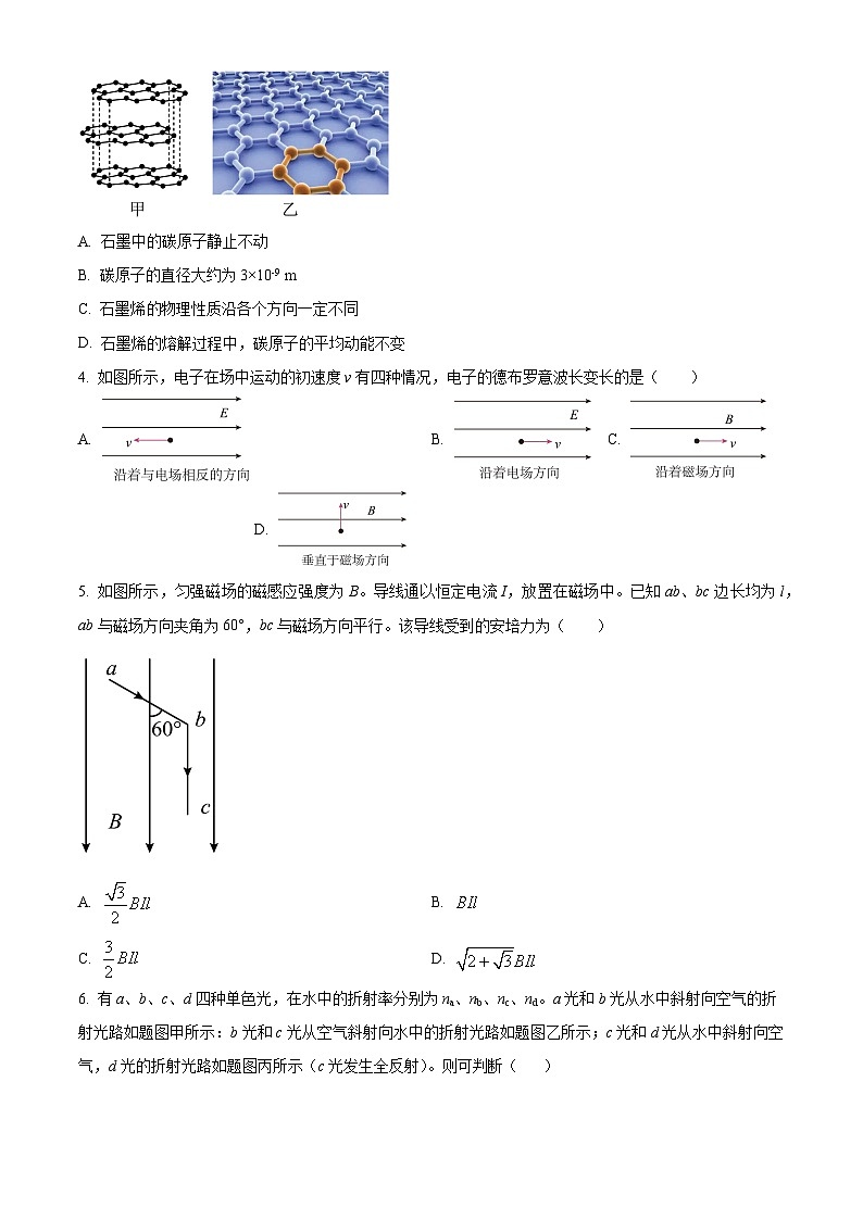 2025届江苏省盐城市建湖县第二中学高三下学期三模物理试题（高考模拟）第2页