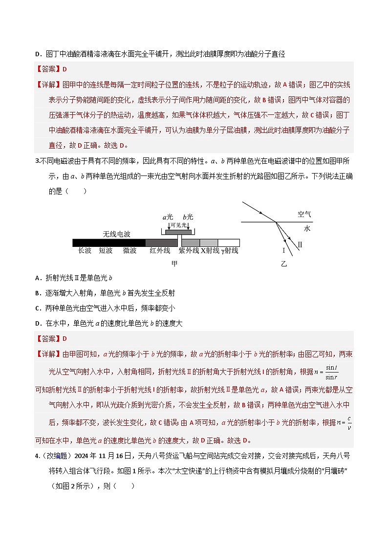 2025年高考押题预测卷：物理（天津卷02）（解析版）第2页