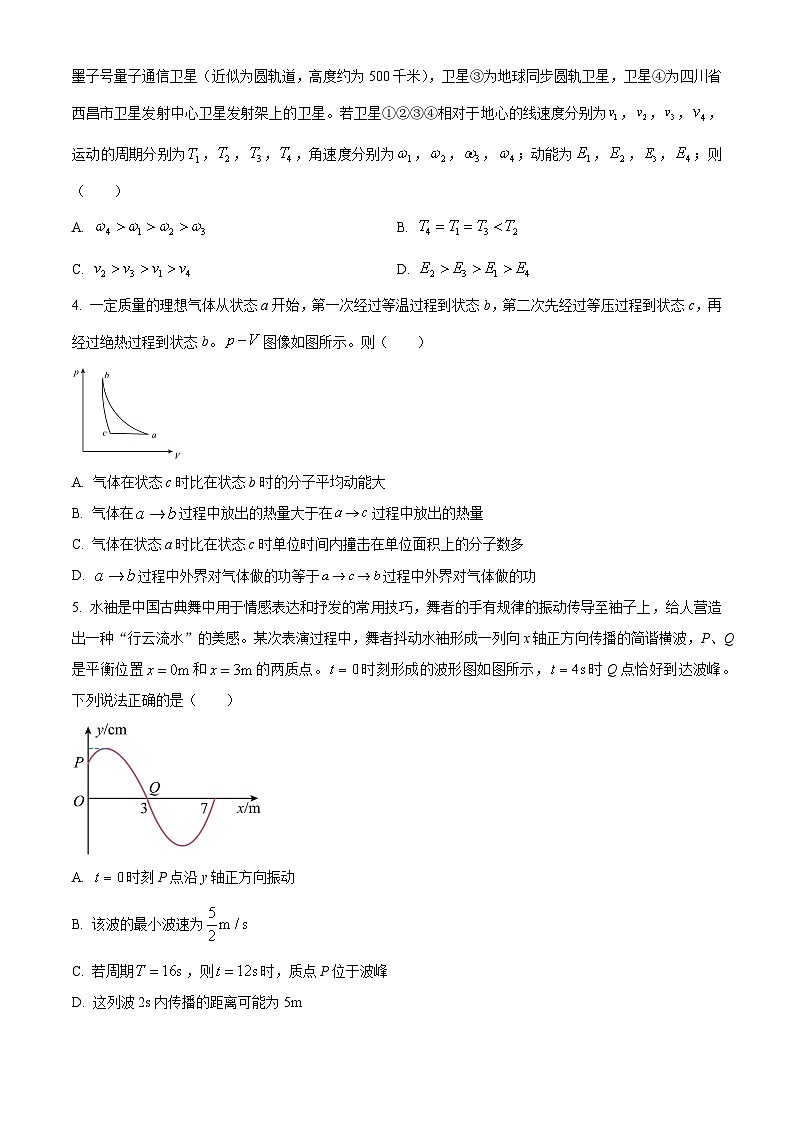 湖北省“新八校”协作体2024-2025学年高三下学期2月联考物理试卷（原卷版+解析版）第2页