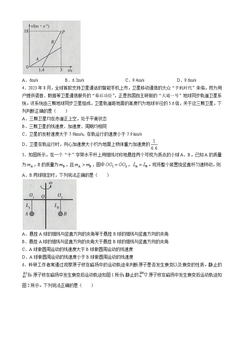 2024届海南省高三学业水平诊断（五）物理试题（含答案）第2页