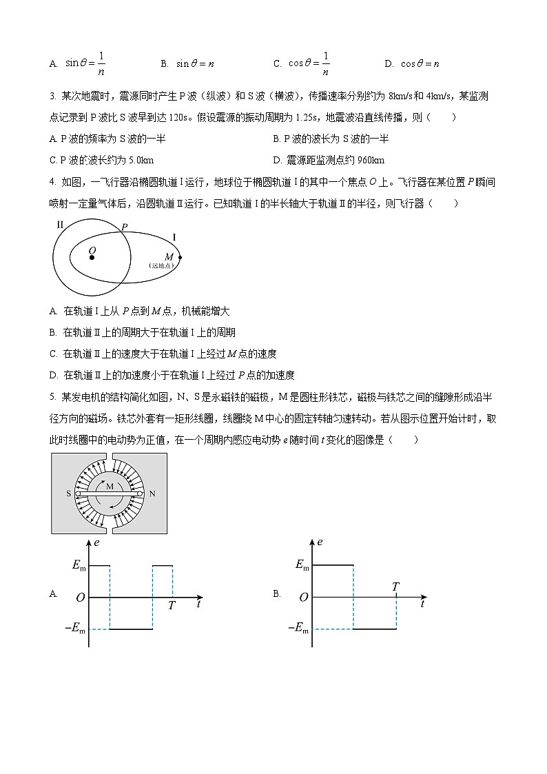 2025届广东省广州市高三下学期一模物理试题  Word版无答案第2页
