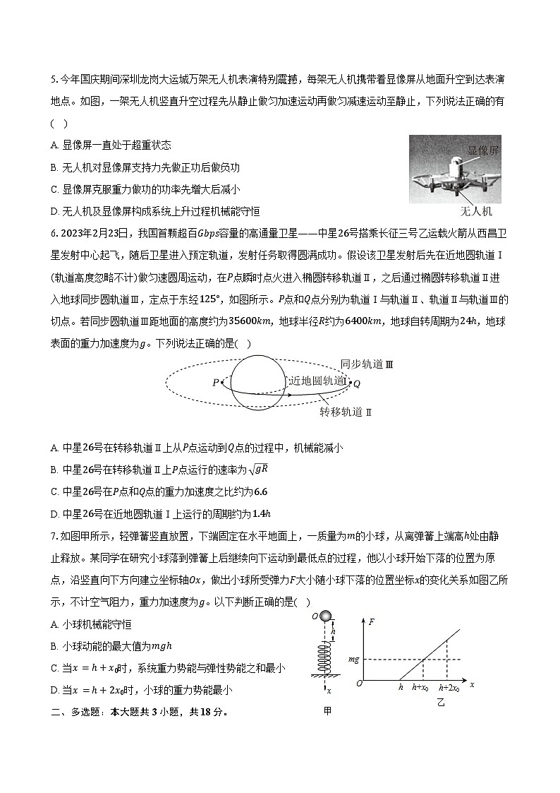 2024-2025学年广东省广州六中高一（下）期中物理试卷（含答案）第2页