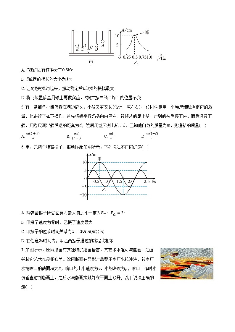 2024-2025学年广东省广州市广雅中学高二（下）期中物理试卷（含答案）第2页