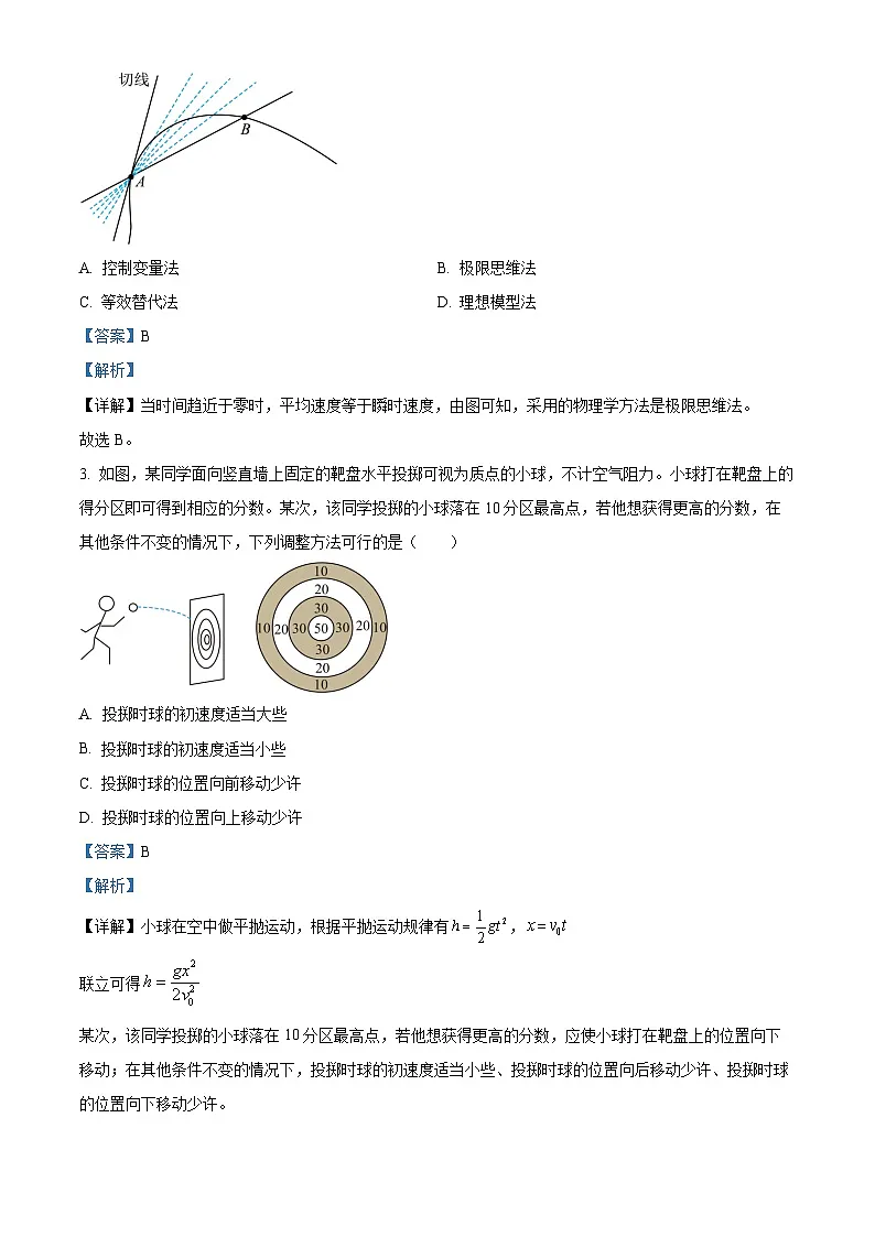 2025届东北三省四城市联考暨辽宁省沈阳市高三下学期质量监测（二）物理试卷 Word版含解析第2页