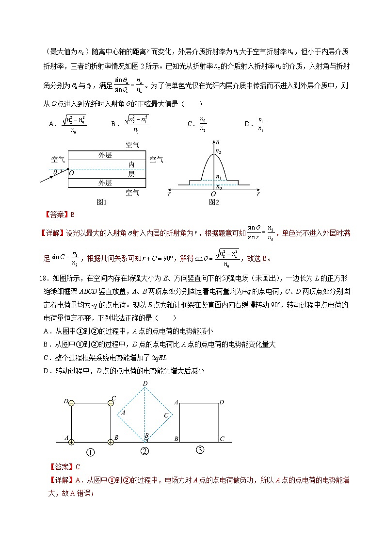 2025年高考押题预测卷：物理（全国卷01）（解析版）第3页