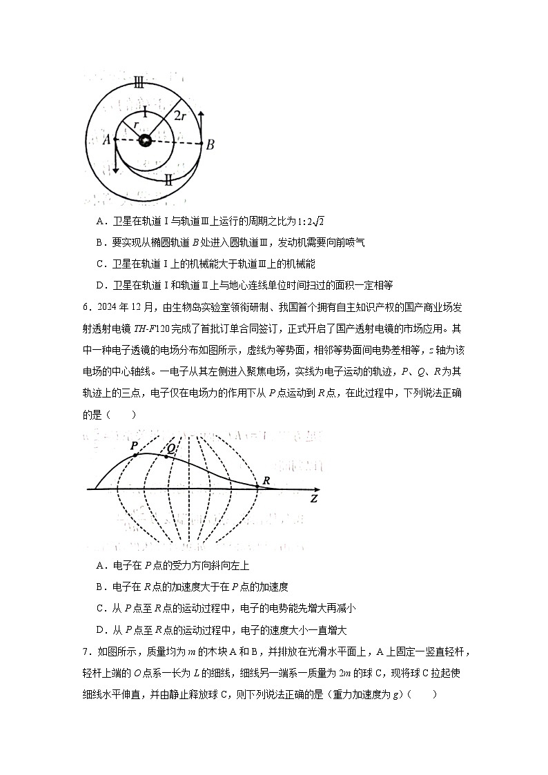 2025届辽宁省辽南协作体高三下学期第三次模拟物理试卷（无答案）第3页