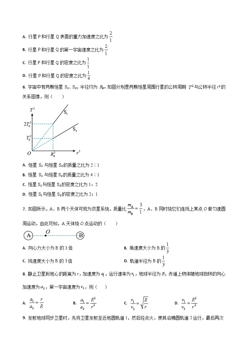 吉林省梅河口市第五中学2024-2025学年高一下学期4月月考物理试卷（Word版附答案）第3页