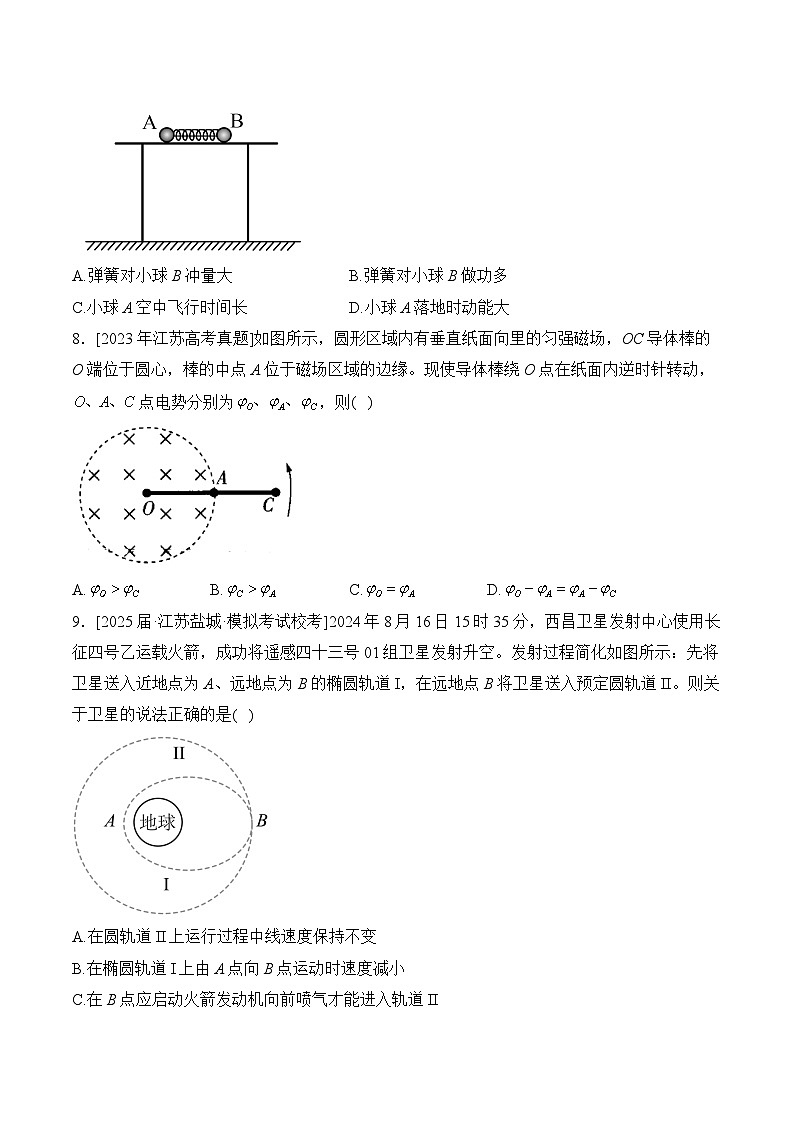 2025届江苏省高考全真模拟卷 物理（含解析）第3页