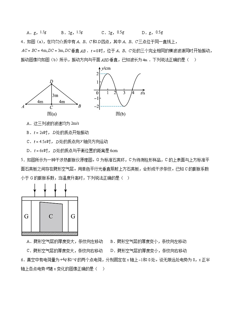2025届湖南省宁远县第一中学高三下学期第一次月考 物理（含答案）第2页