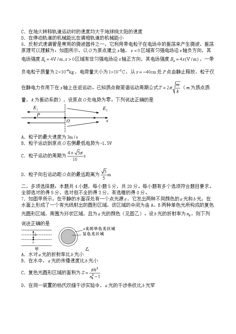 2025届湖南省长沙市第一中学高三下学期月考（六）试卷 物理（含解析）第3页