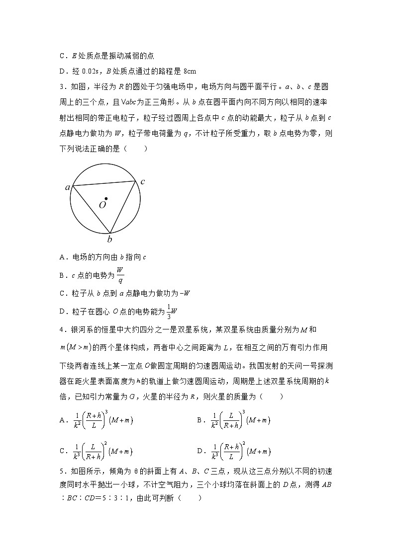 2025届湖南省普通高中高三下学期学业水平选择性考试（三模）（四）物理试题（解析版）第2页