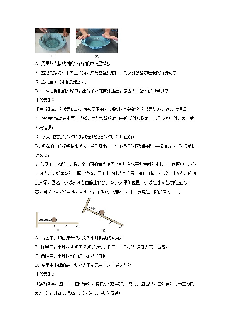 广东省部分学校2024-2025学年高二下学期3月月考（A版）物理试题（解析版）第2页