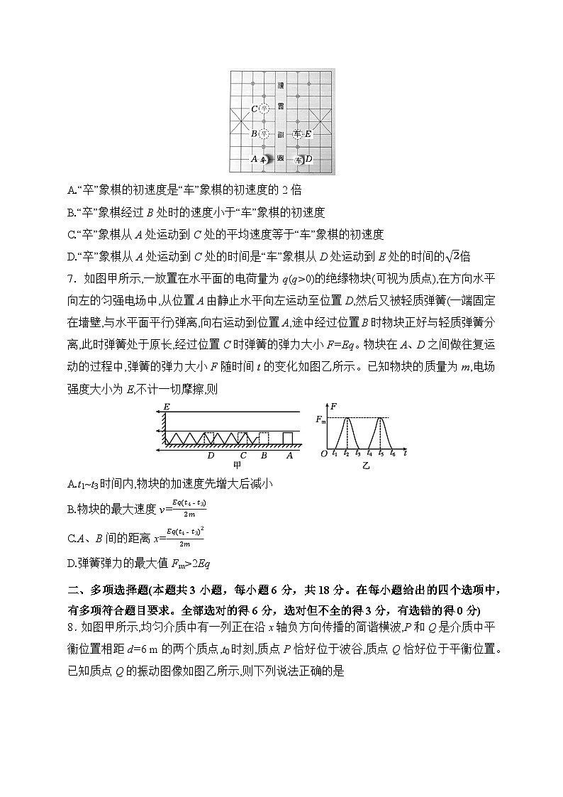 2025年广东省普通高中学业水平选择性模拟考试物理试卷（一）（高考模拟）第3页