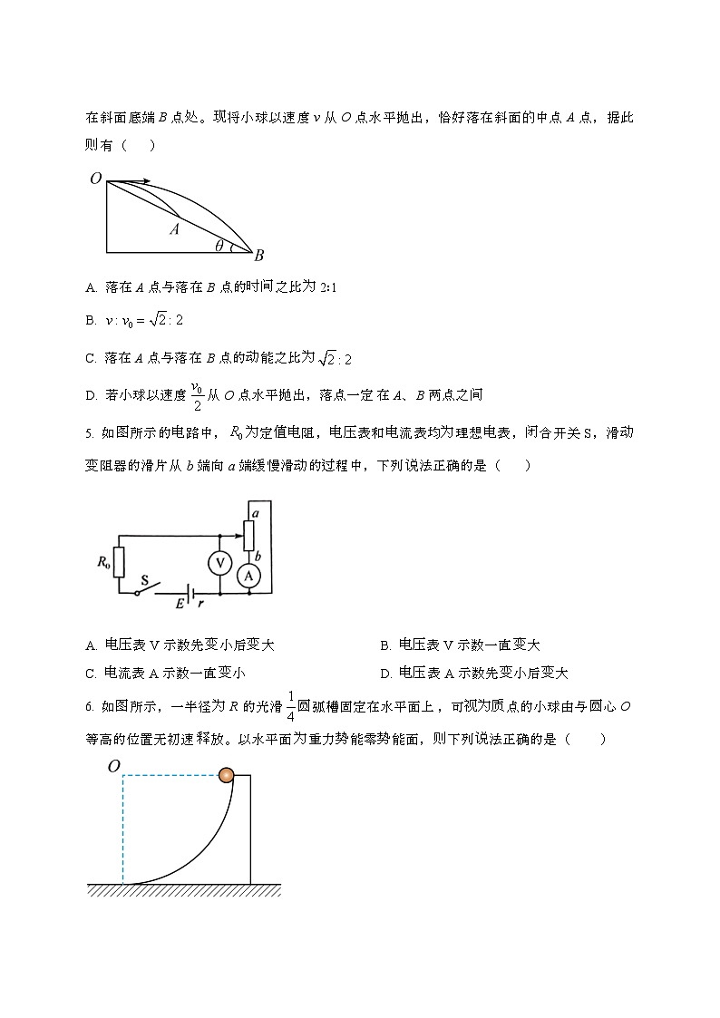 2024届 河北普通高中学业水平选择性考试冲刺高考物理压轴卷(三模)附解析第3页