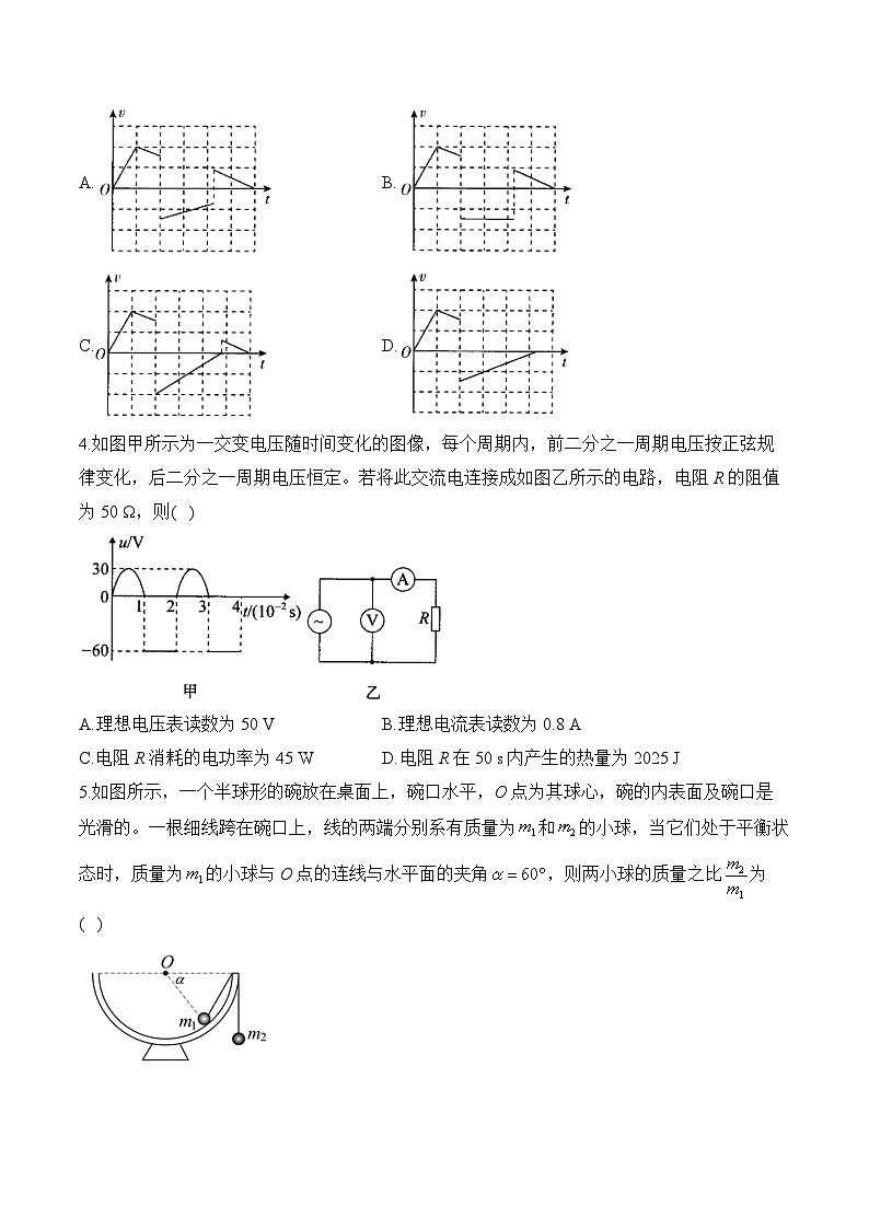 2025届河北省高考一轮复习收官模拟卷 物理（含解析）第2页