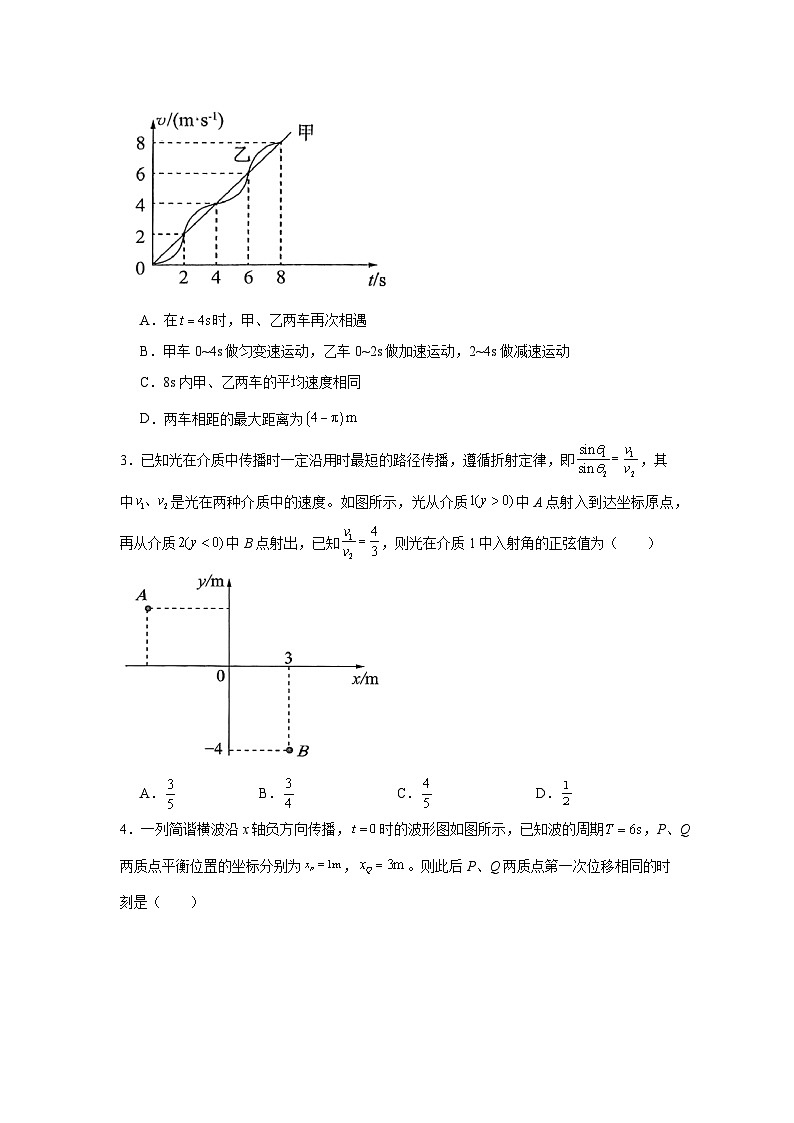2025届湖北省华大新高考联盟高三下学期5月模拟预测物理试题（无答案）第2页