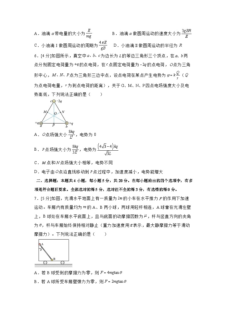 2025届湖南省高考仿真模拟（八）物理试卷（解析版）第3页
