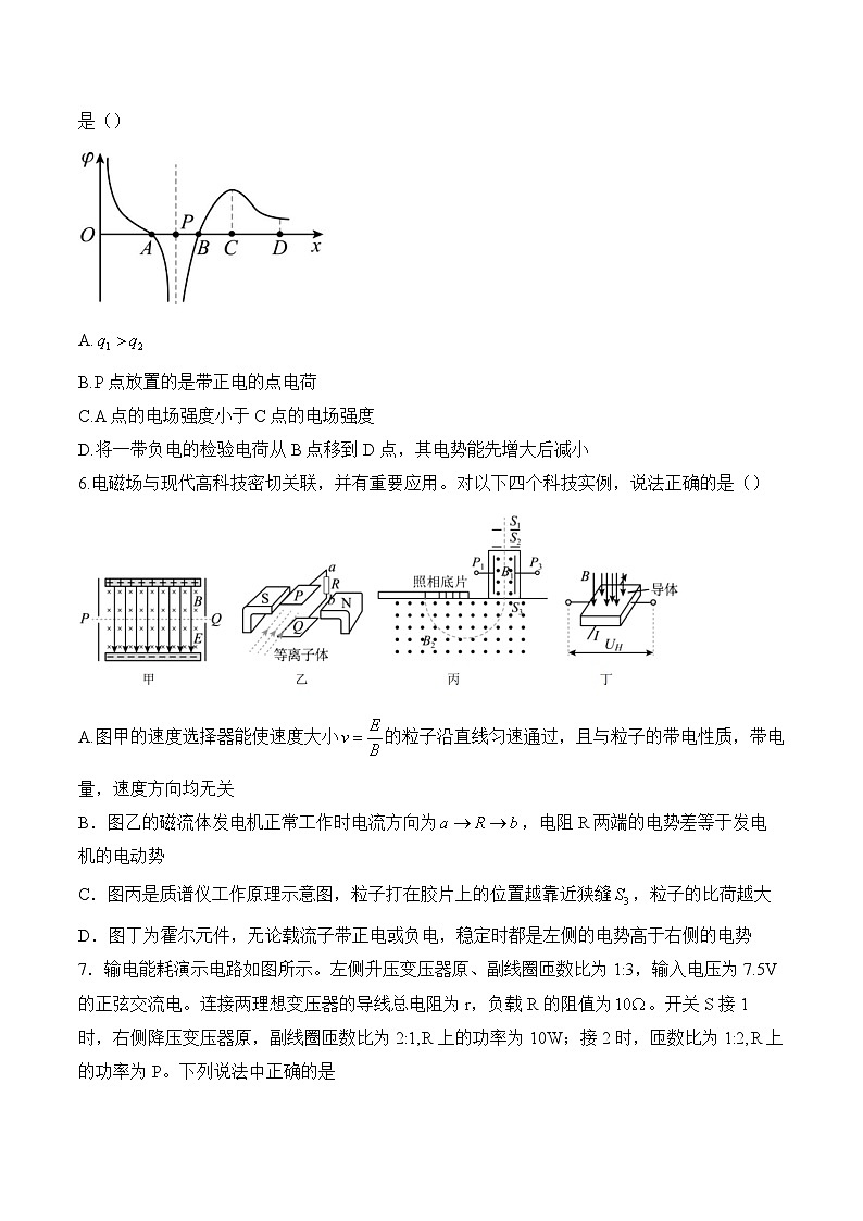 2025届安徽省合肥市普通高中六校联盟高三下学期联考试卷 物理（含答案）第3页