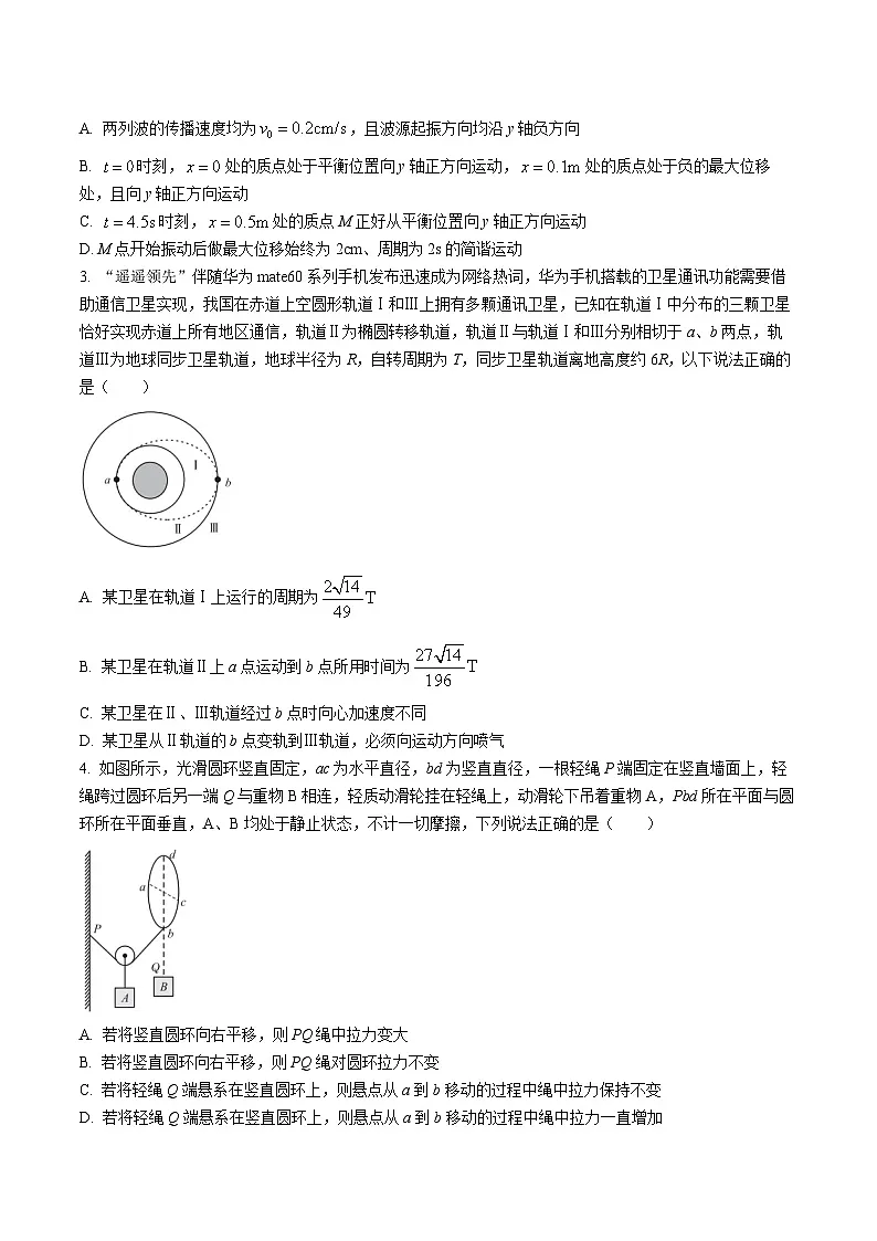 2025届安徽师范大学附属中学高三下学期二模试卷 物理（含答案）第2页