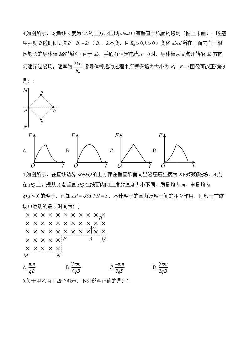 2024-2025学年物理教科版（2019）选择性必修第二册单元复习提升卷 第一单元  磁场对电流的作用（含解析）第2页