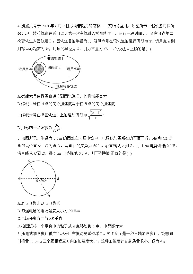 2025届湖北省高考4月模拟预测卷 物理（含解析）第2页