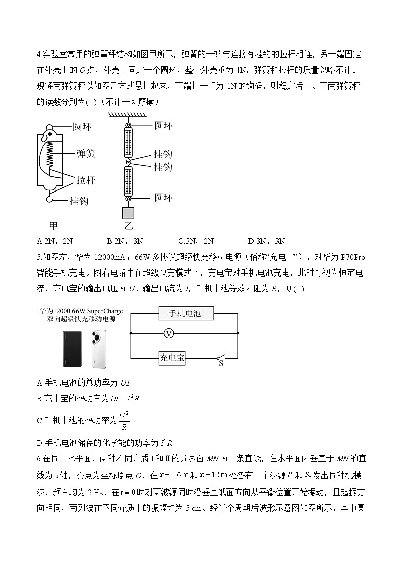 2025届河北省高考4月模拟预测卷 物理（含解析）第2页