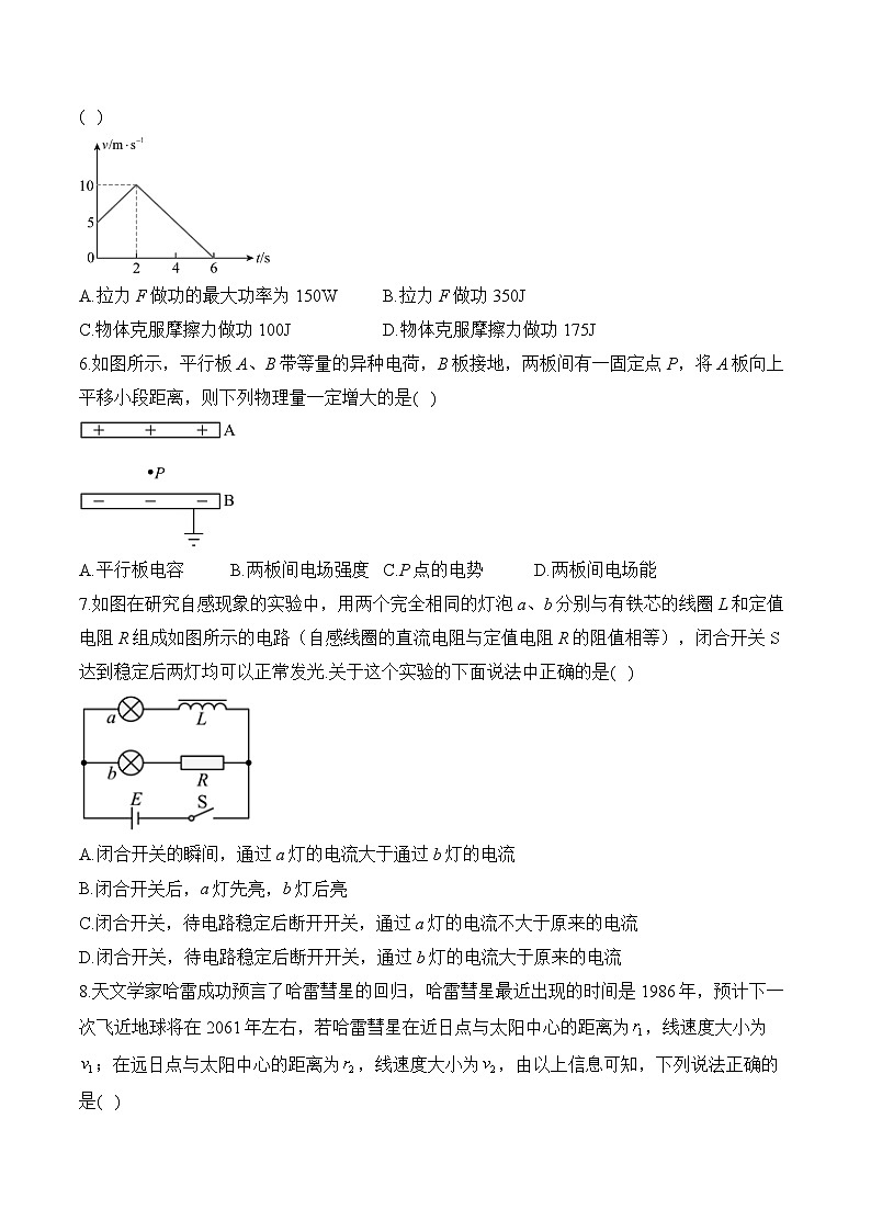 2025届浙江省高考一轮复习收官模拟卷 物理（含解析）第2页