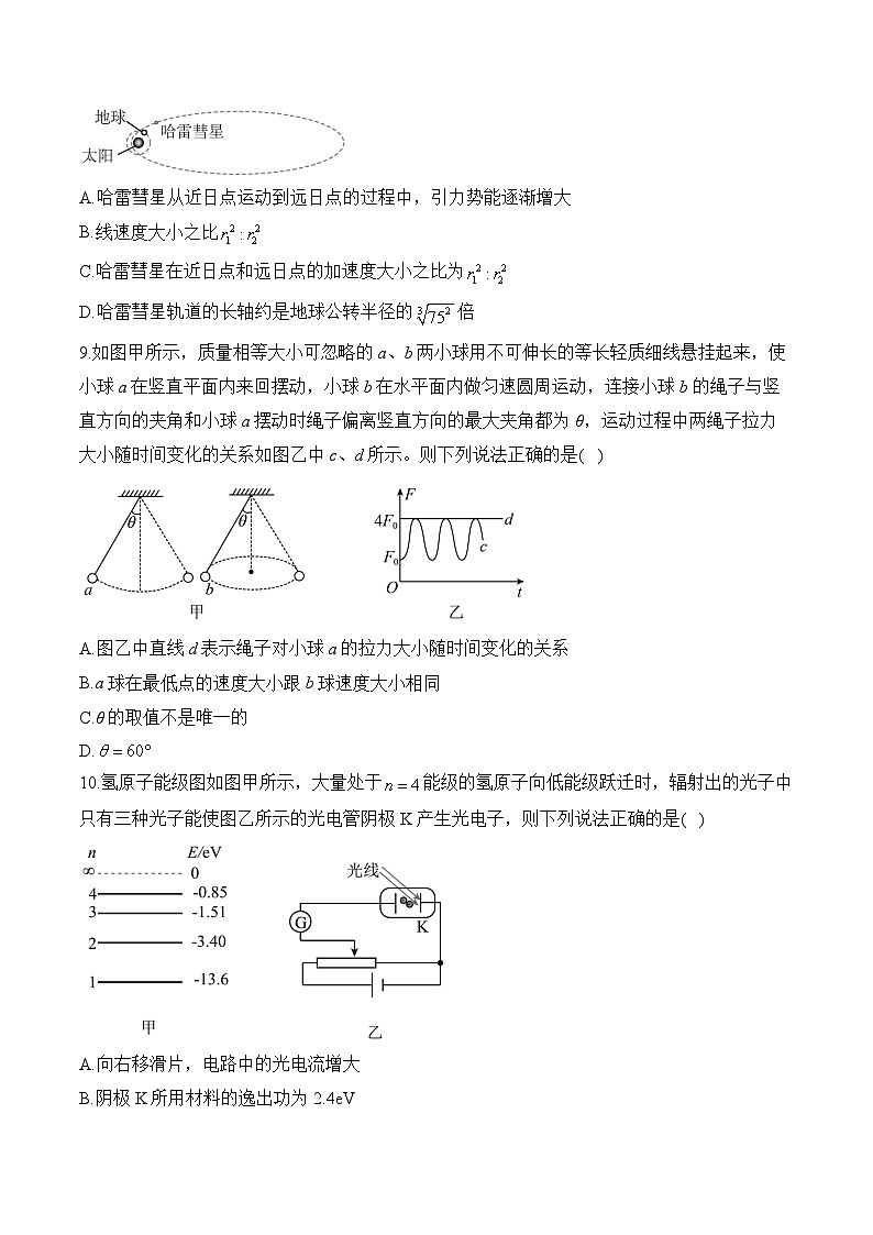 2025届浙江省高考一轮复习收官模拟卷 物理（含解析）第3页