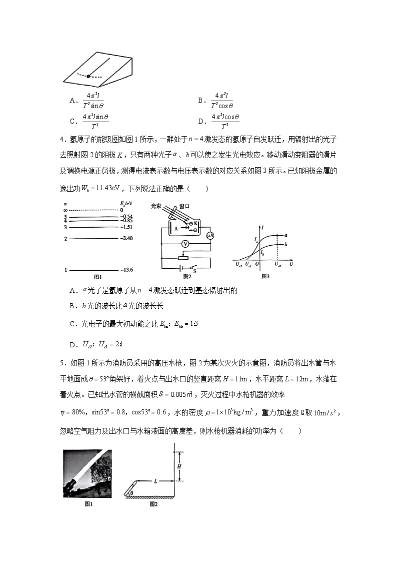 2025届山东省齐鲁教研体高三下学期考前质量检测物理试卷（无答案）第2页