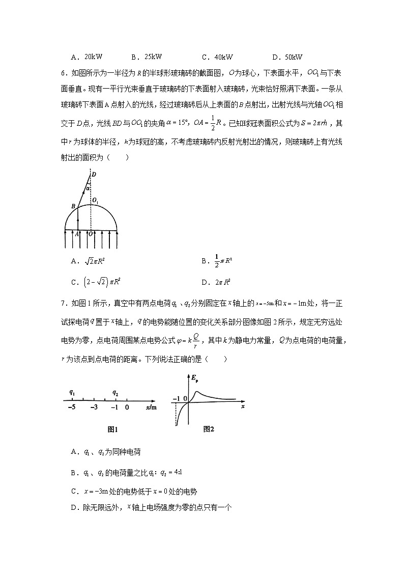 2025届山东省齐鲁教研体高三下学期考前质量检测物理试卷（无答案）第3页