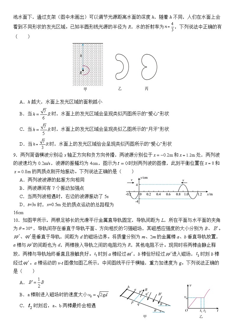 湖北省武汉二中2025届高三年级5月模拟考试物理第3页