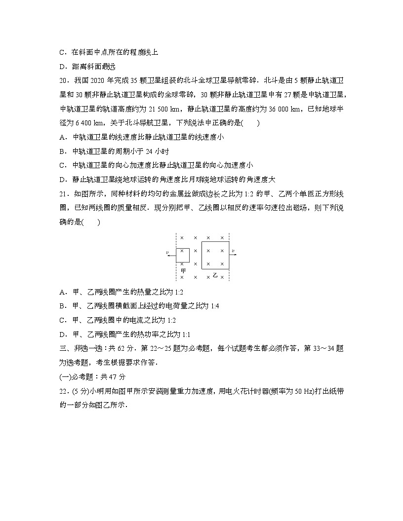 2022届 江苏专版高考物理押题模拟试卷[二模]带答案第3页