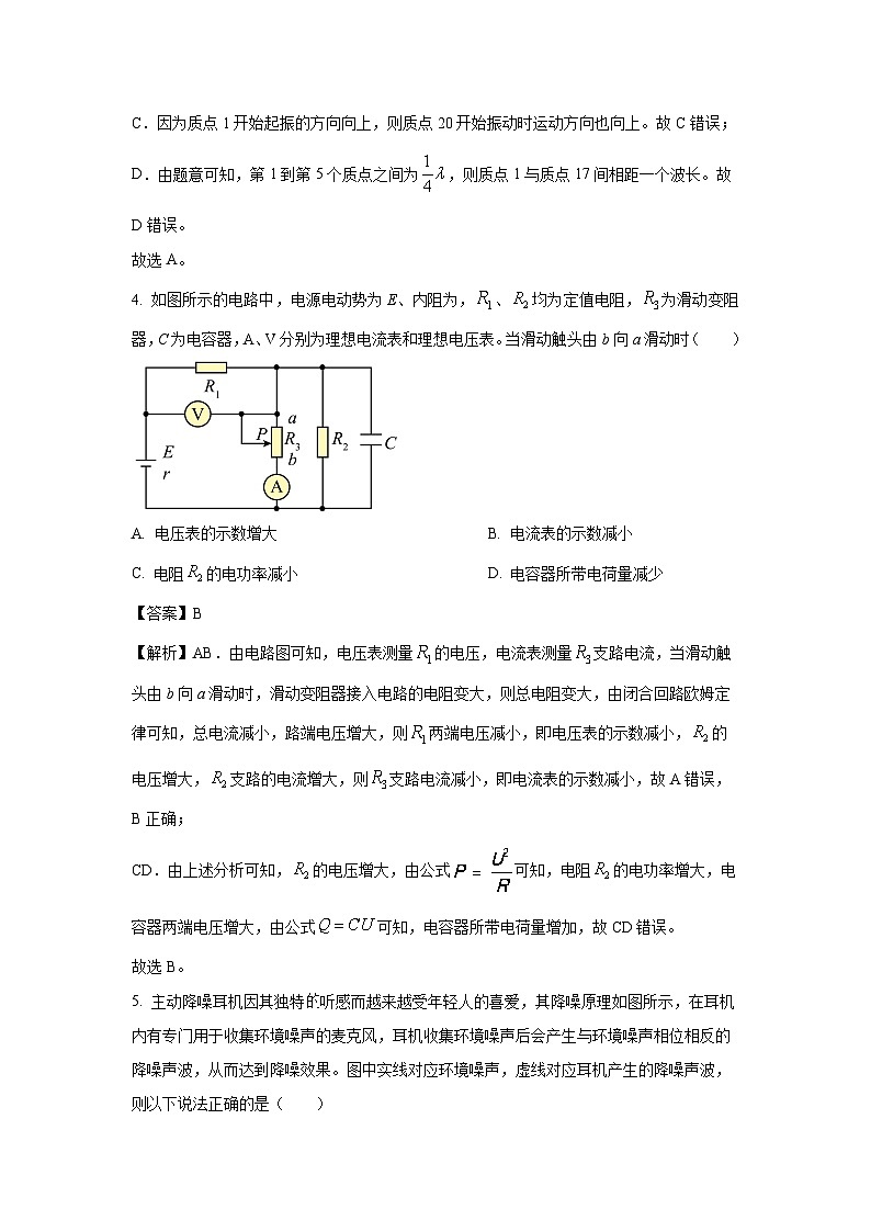 山东省聊城市2024-2025学年高二上学期第三次月考物理试卷（解析版）第3页