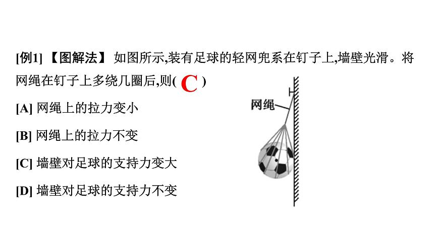 2026届高考物理一轮复习课件 第二章  第5讲 小专题 动态平衡和临界极值问题第7页