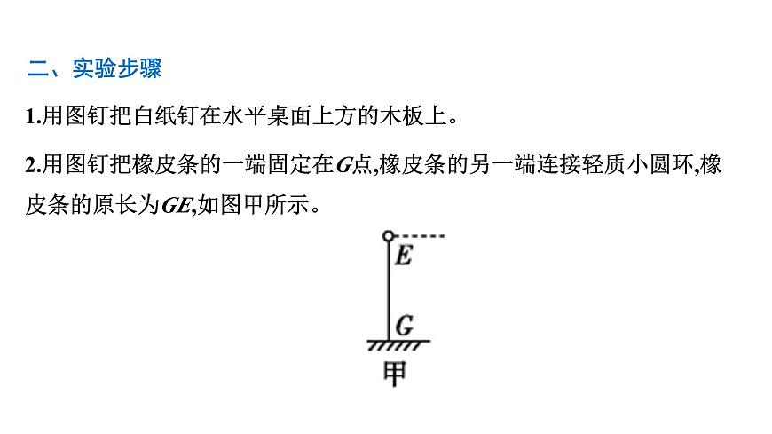 2026届高考物理一轮复习课件 第二章  第7讲 实验 探究两个互成角度的力的合成规律第3页