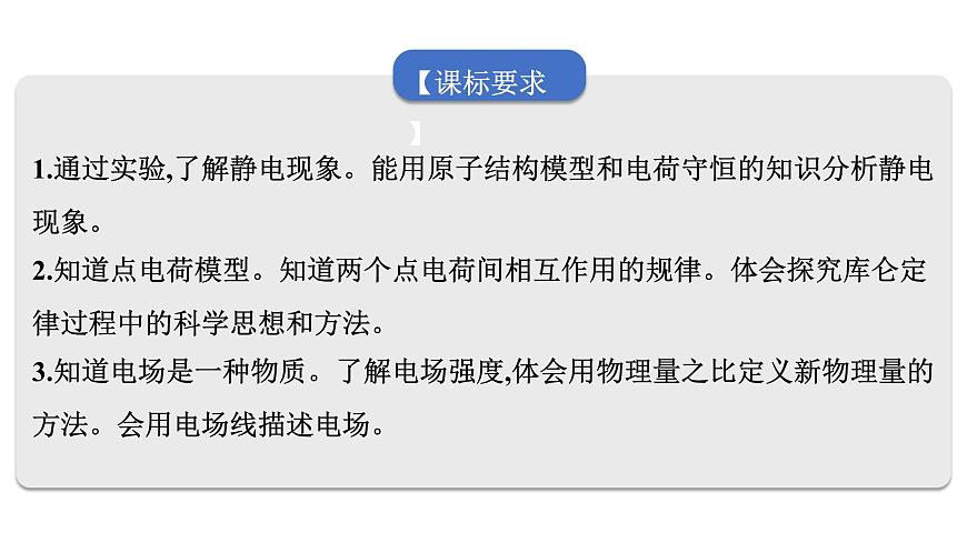 2026届高考物理一轮复习课件 第九章  第1讲 电场力的性质第2页