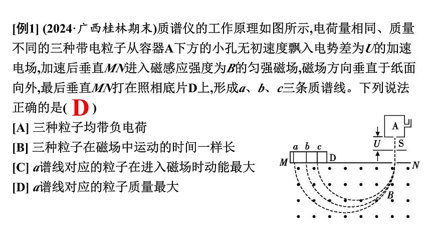 2026届高考物理一轮复习课件 第十一章  第6讲 小专题 洛伦兹力与现代科技第4页