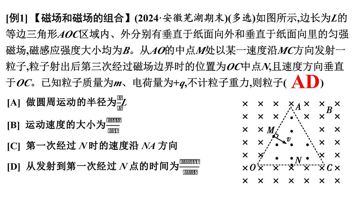 2026届高考物理一轮复习课件 第十一章  第7讲 小专题 带电粒子在组合场和交变电磁场中的运动第8页