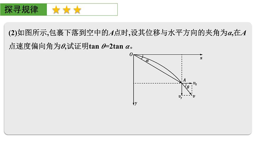 2026届高考物理一轮复习课件 第四章  第2讲 抛体运动第8页